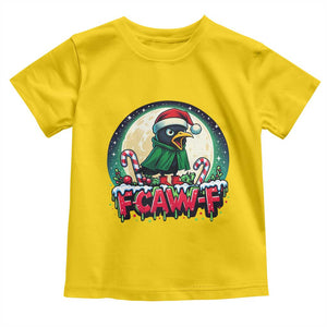 Funny F Caw F Raven Joke Toddler T Shirt Holiday Gift TS12 Daisy Print Your Wear