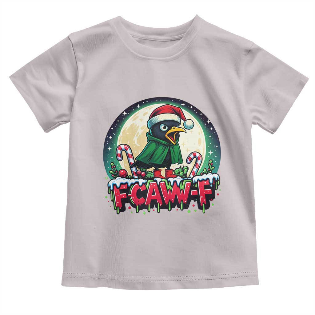 Funny F Caw F Raven Joke Toddler T Shirt Holiday Gift TS12 Ice Gray Print Your Wear