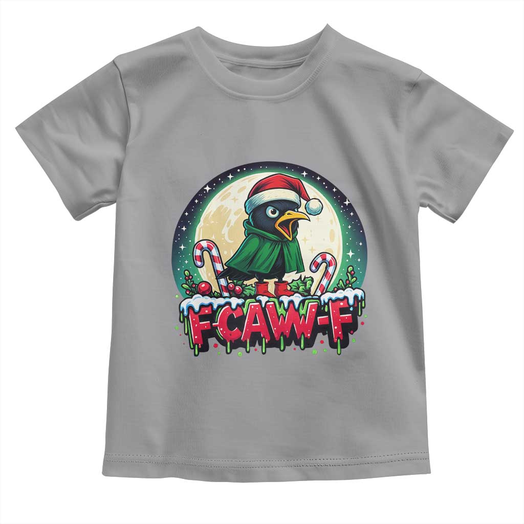 Funny F Caw F Raven Joke Toddler T Shirt Holiday Gift TS12 Sport Gray Print Your Wear
