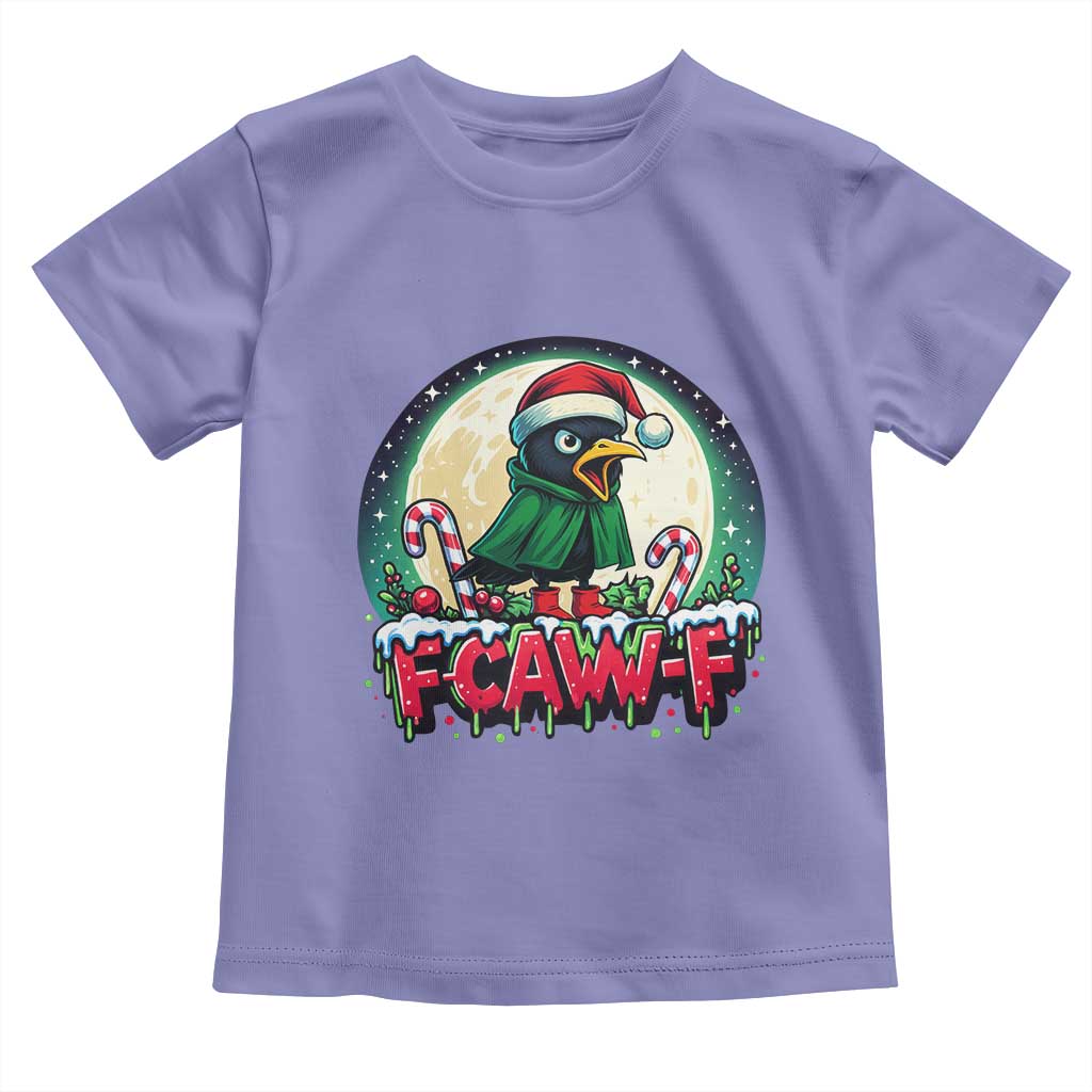 Funny F Caw F Raven Joke Toddler T Shirt Holiday Gift TS12 Violet Print Your Wear