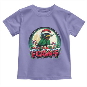 Funny F Caw F Raven Joke Toddler T Shirt Holiday Gift TS12 Violet Print Your Wear