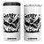 Merry F Caw F Christmas Raven 4 in 1 Can Cooler Tumbler Funny Holiday Gift - Print Your Wear