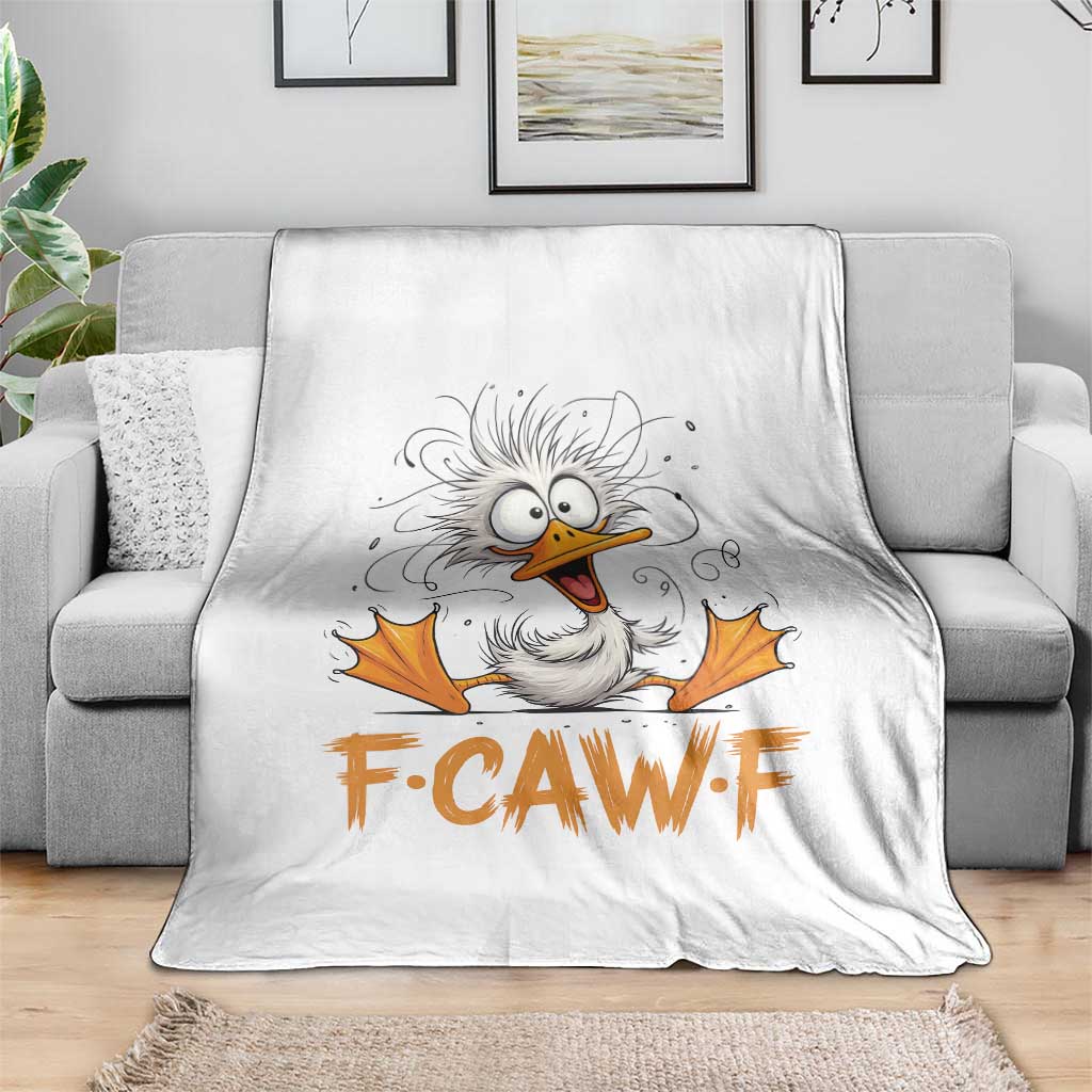 F Quack F Duck Lover Throw Blanket Funny Farm Gift TS12 Print Your Wear