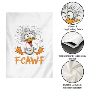 F Quack F Duck Lover Garden Flag Funny Farm Gift TS12 Print Your Wear