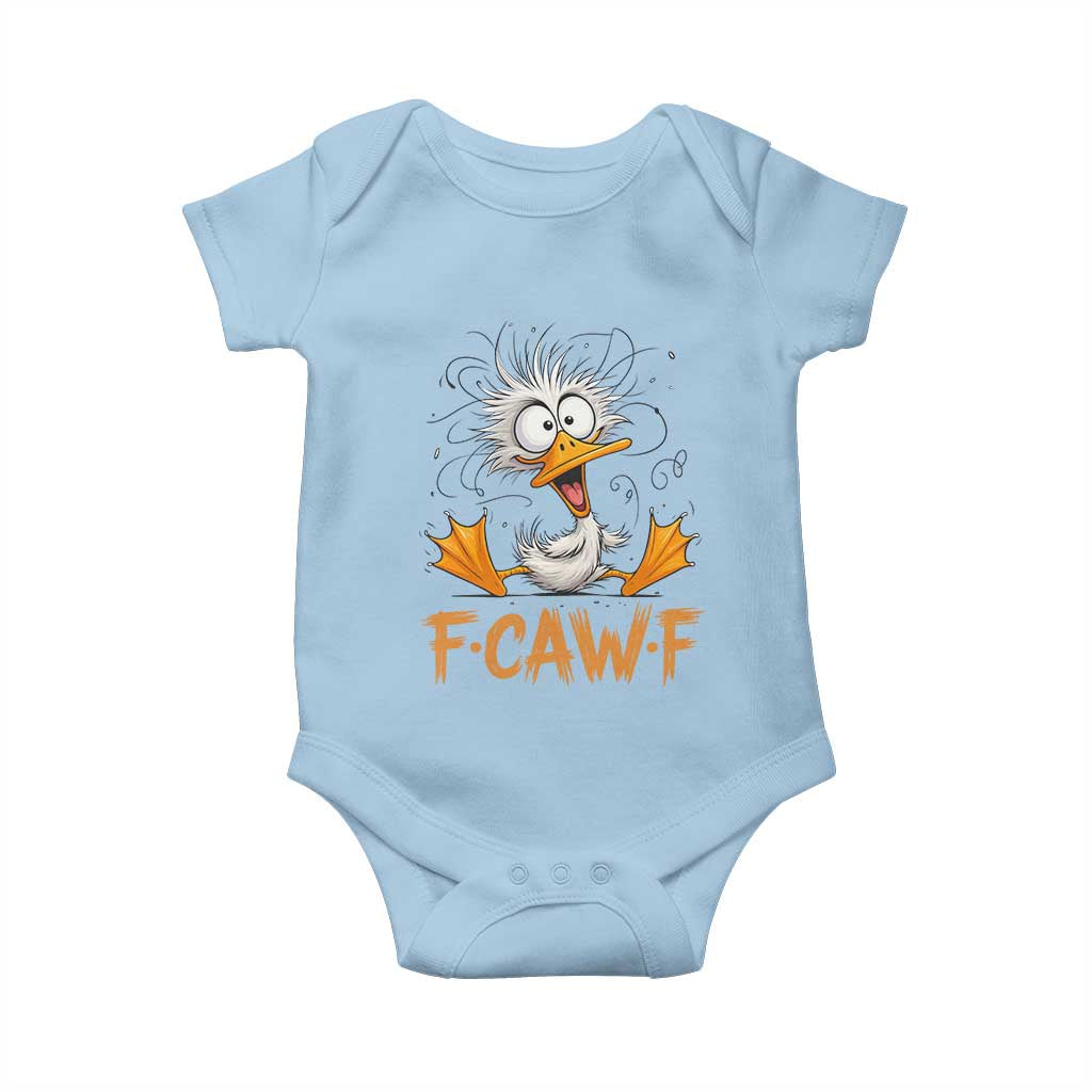 F Quack F Duck Lover Baby Onesie Funny Farm Gift TS12 Light Blue Print Your Wear