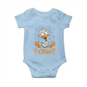 F Quack F Duck Lover Baby Onesie Funny Farm Gift TS12 Light Blue Print Your Wear