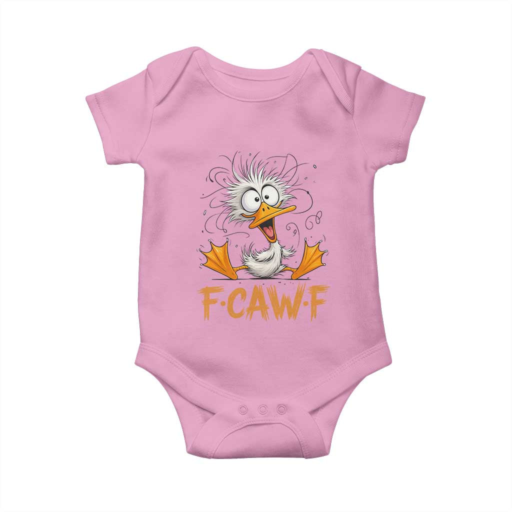 F Quack F Duck Lover Baby Onesie Funny Farm Gift TS12 Light Pink Print Your Wear