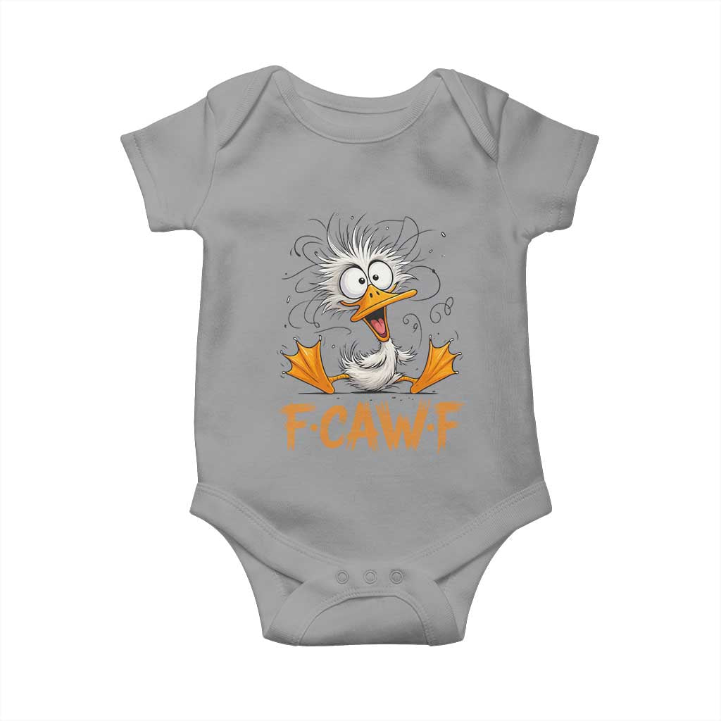 F Quack F Duck Lover Baby Onesie Funny Farm Gift TS12 Sport Gray Print Your Wear