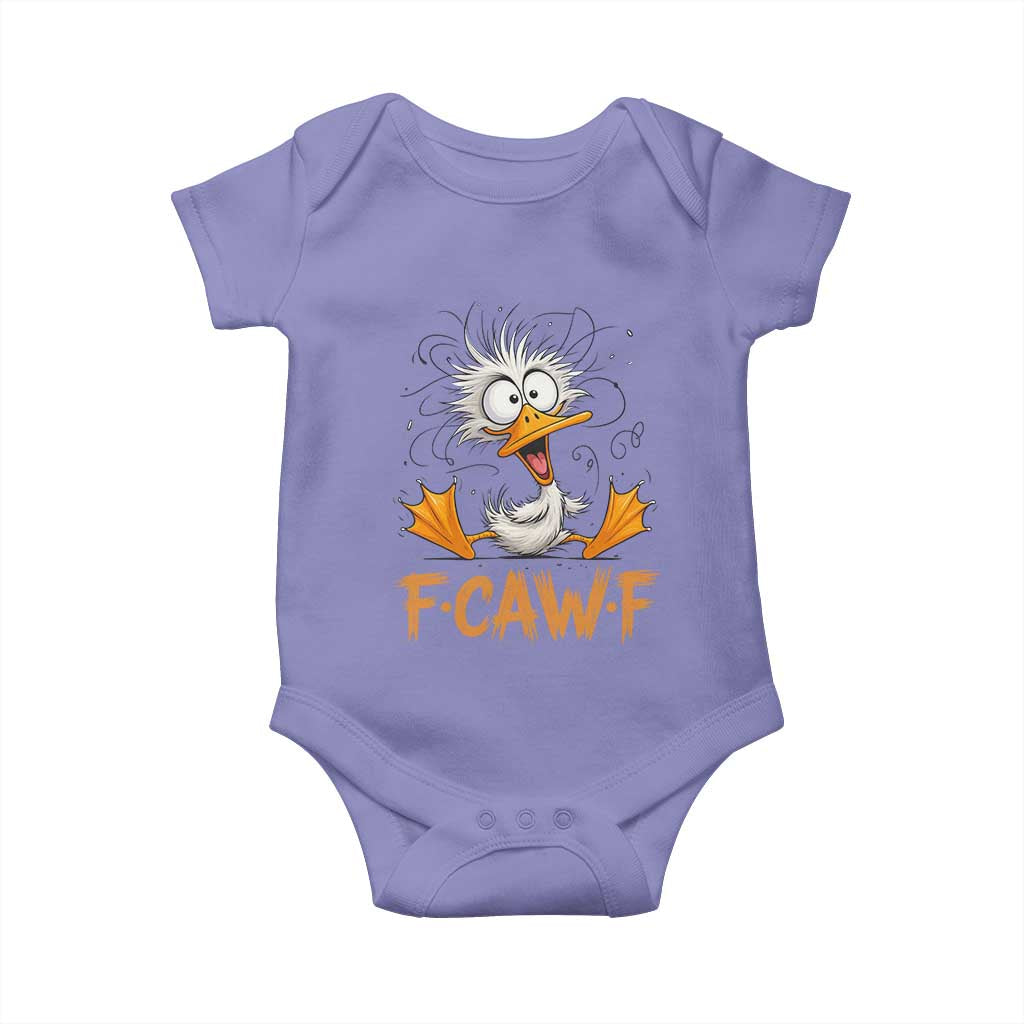 F Quack F Duck Lover Baby Onesie Funny Farm Gift TS12 Violet Print Your Wear