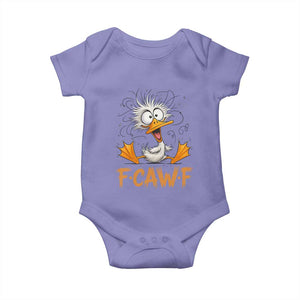 F Quack F Duck Lover Baby Onesie Funny Farm Gift TS12 Violet Print Your Wear