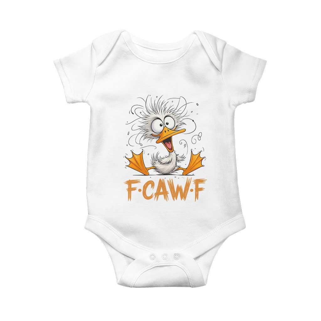 F Quack F Duck Lover Baby Onesie Funny Farm Gift TS12 White Print Your Wear