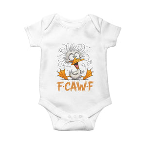 F Quack F Duck Lover Baby Onesie Funny Farm Gift TS12 White Print Your Wear