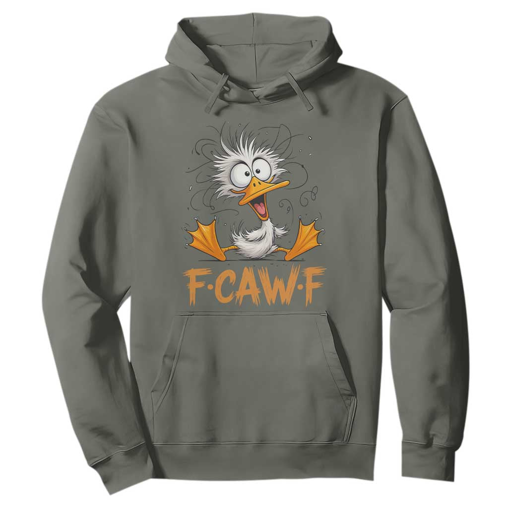 F Quack F Duck Lover Hoodie Funny Farm Gift TS12 Military Green Print Your Wear