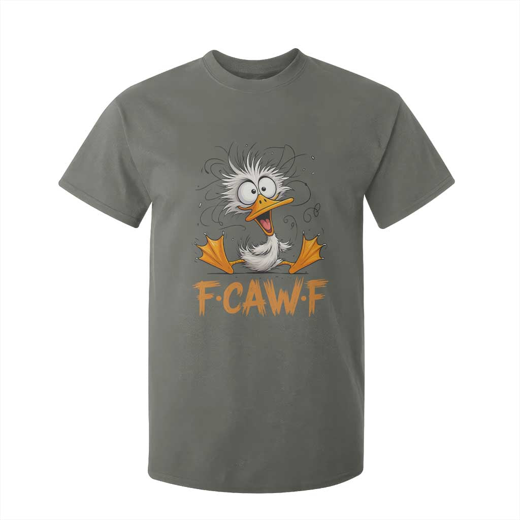 F Quack F Duck Lover T Shirt For Kid Funny Farm Gift TS12 Military Green Print Your Wear