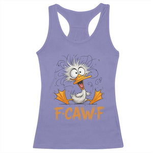 F Quack F Duck Lover Racerback Tank Top Funny Farm Gift TS12 Violet Print Your Wear