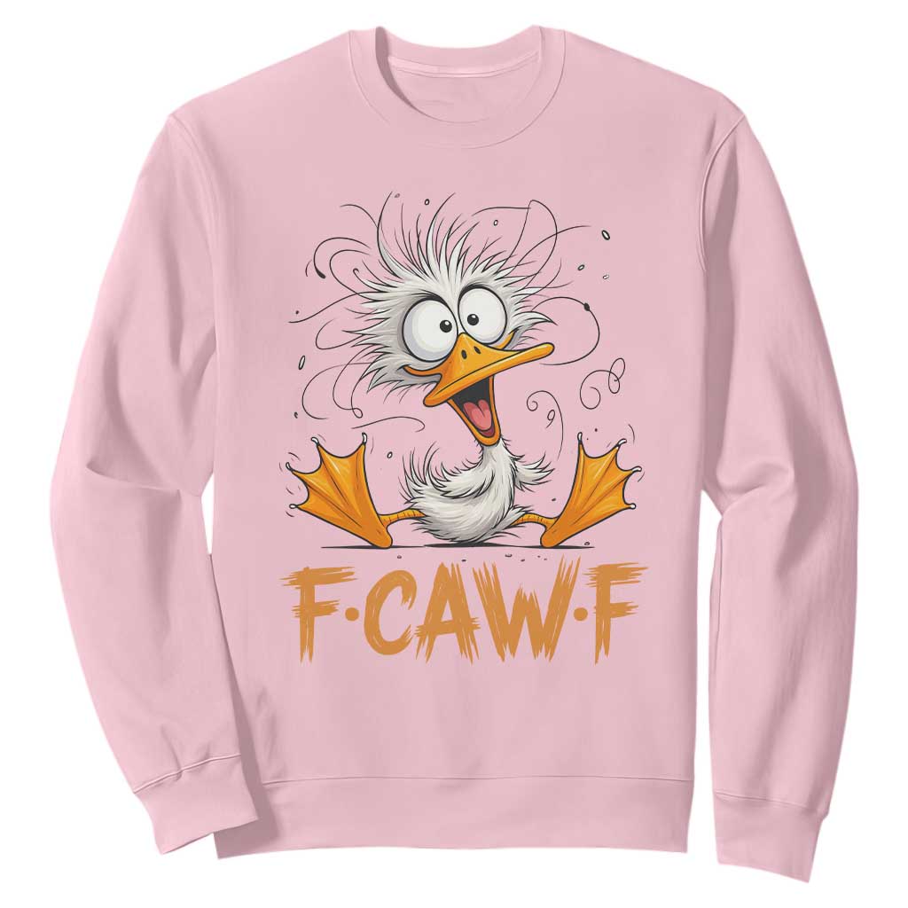 F Quack F Duck Lover Sweatshirt Funny Farm Gift TS12 Light Pink Print Your Wear