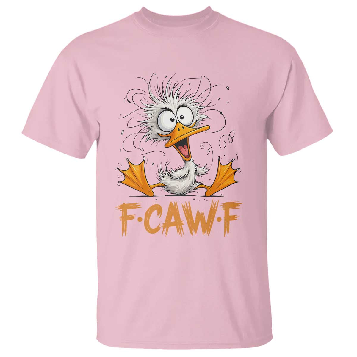 F Quack F Duck Lover T Shirt Funny Farm Gift TS12 Light Pink Print Your Wear