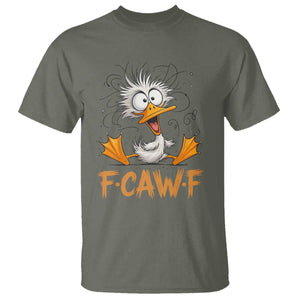 F Quack F Duck Lover T Shirt Funny Farm Gift TS12 Military Green Print Your Wear