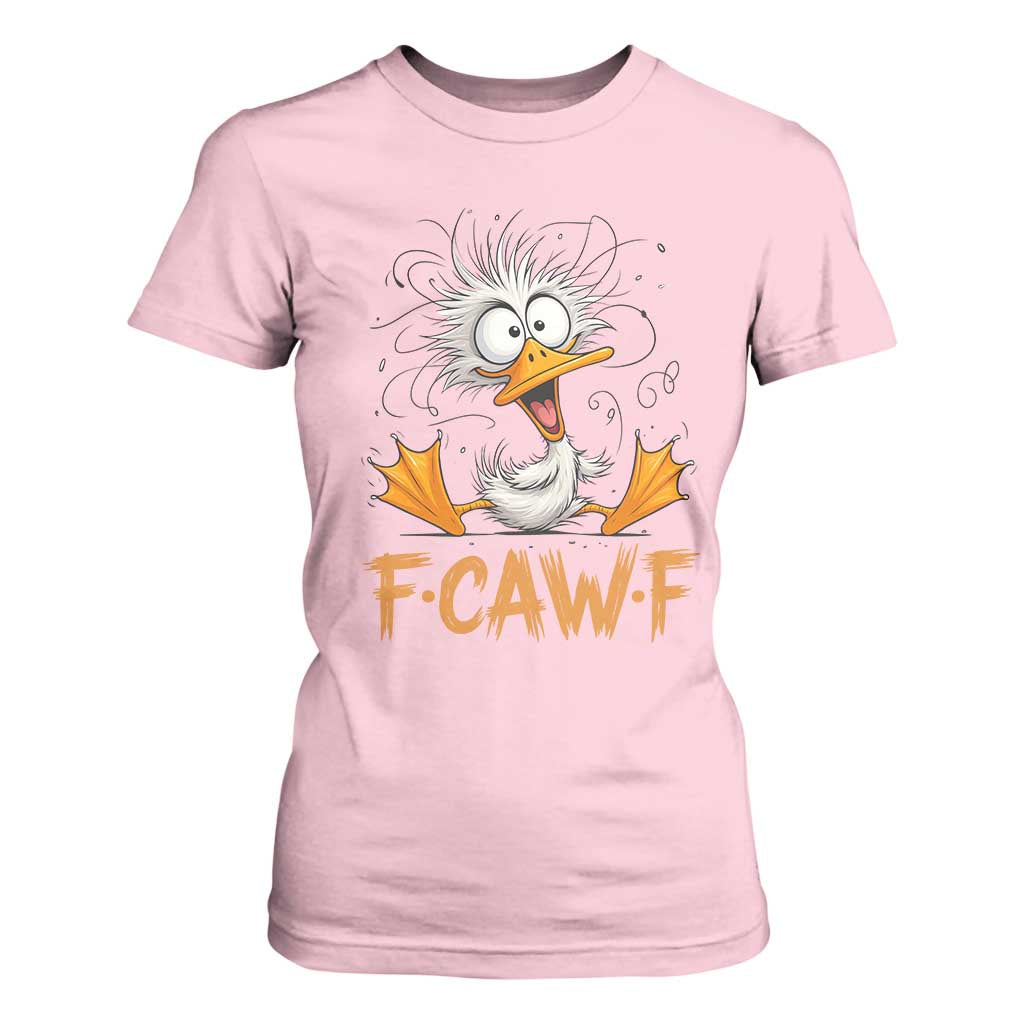 F Quack F Duck Lover T Shirt For Women Funny Farm Gift TS12 Light Pink Print Your Wear