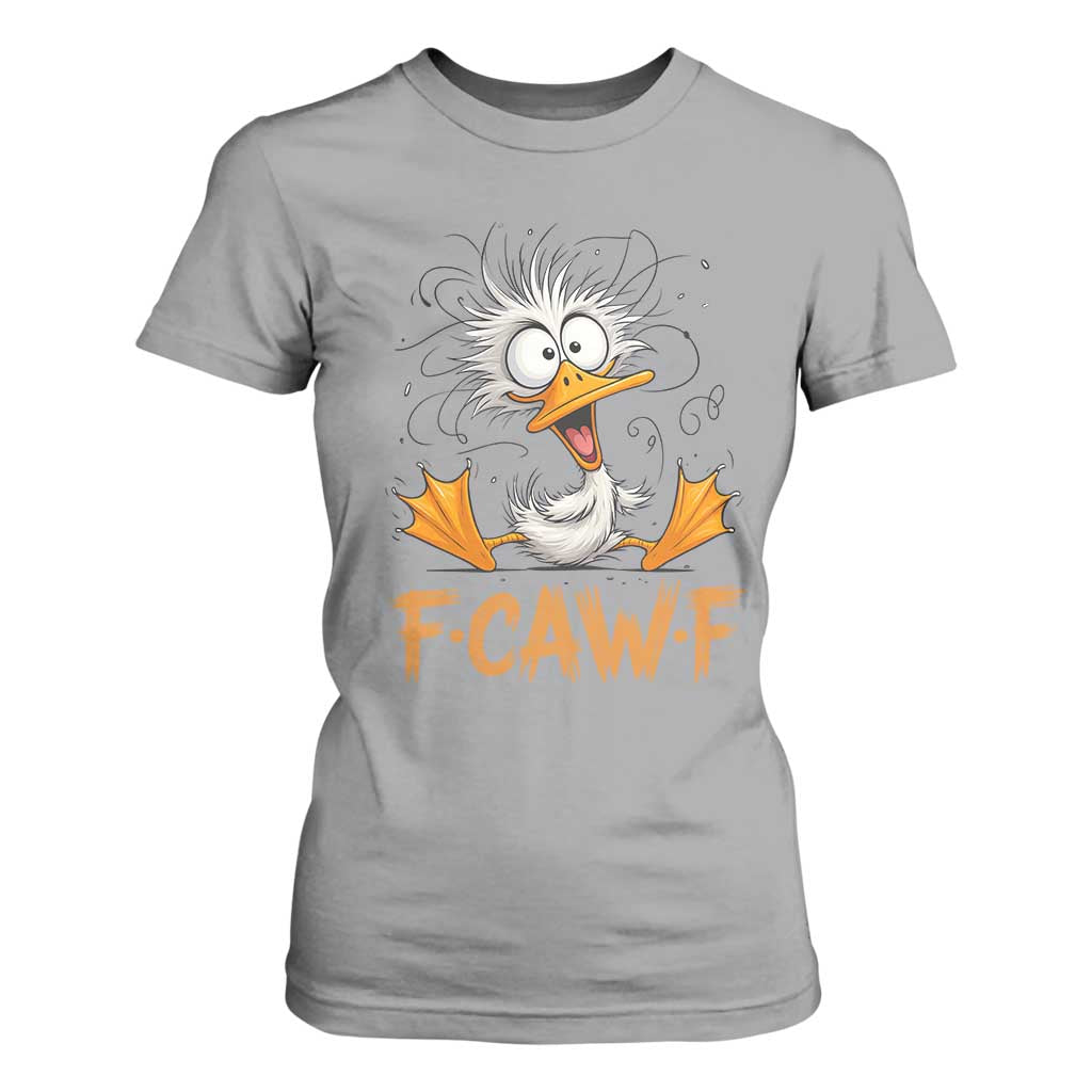 F Quack F Duck Lover T Shirt For Women Funny Farm Gift TS12 Sport Gray Print Your Wear