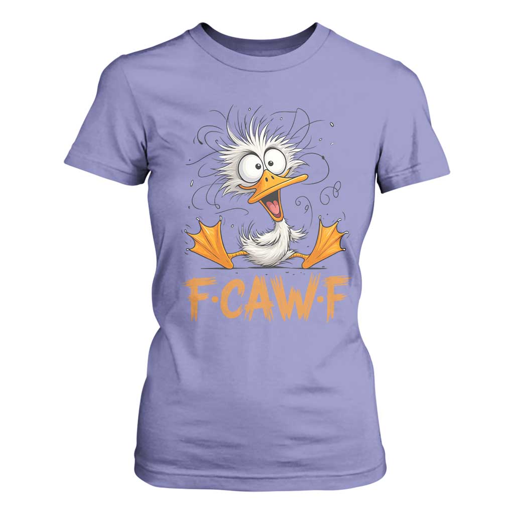 F Quack F Duck Lover T Shirt For Women Funny Farm Gift TS12 Violet Print Your Wear