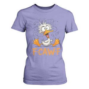 F Quack F Duck Lover T Shirt For Women Funny Farm Gift TS12 Violet Print Your Wear