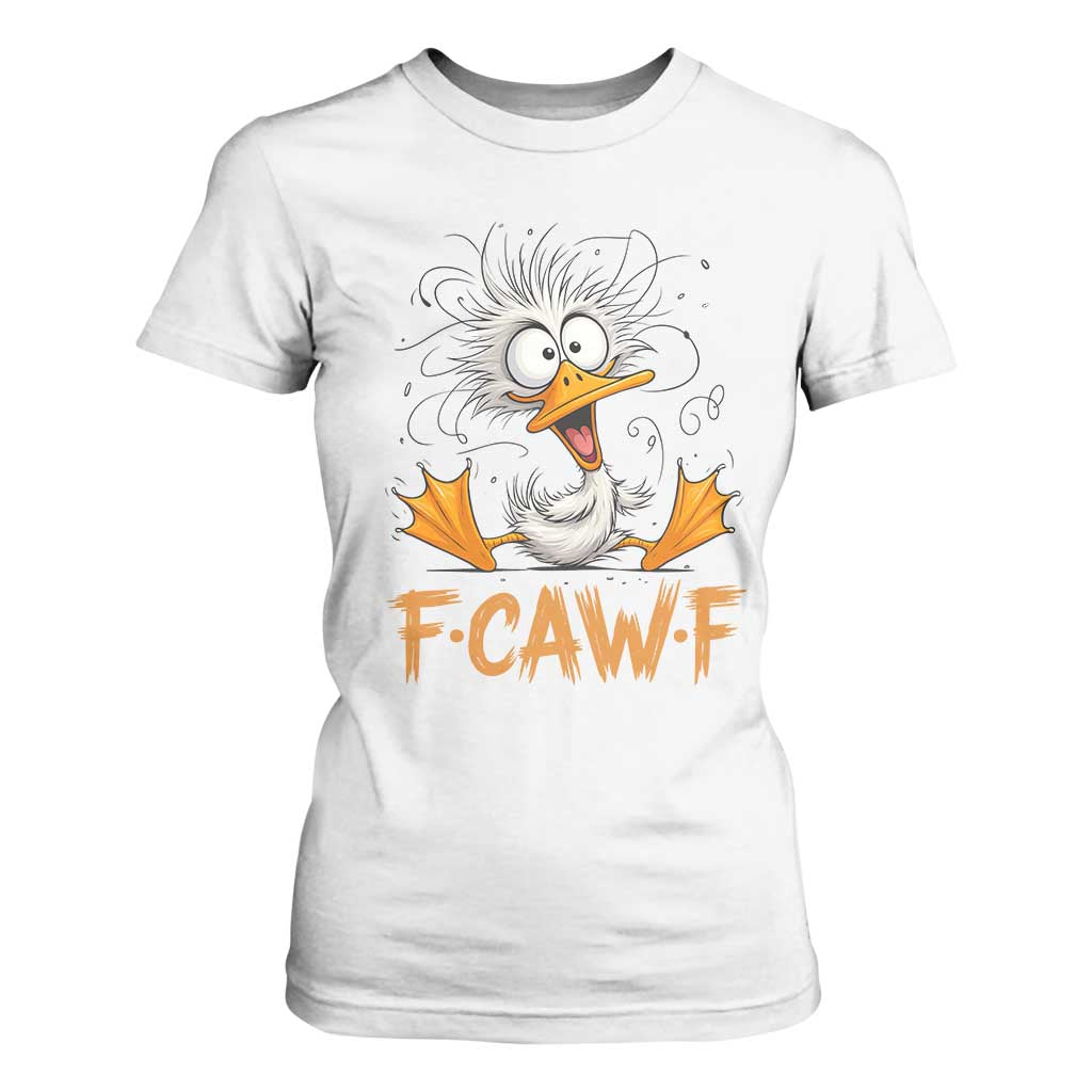 F Quack F Duck Lover T Shirt For Women Funny Farm Gift TS12 White Print Your Wear