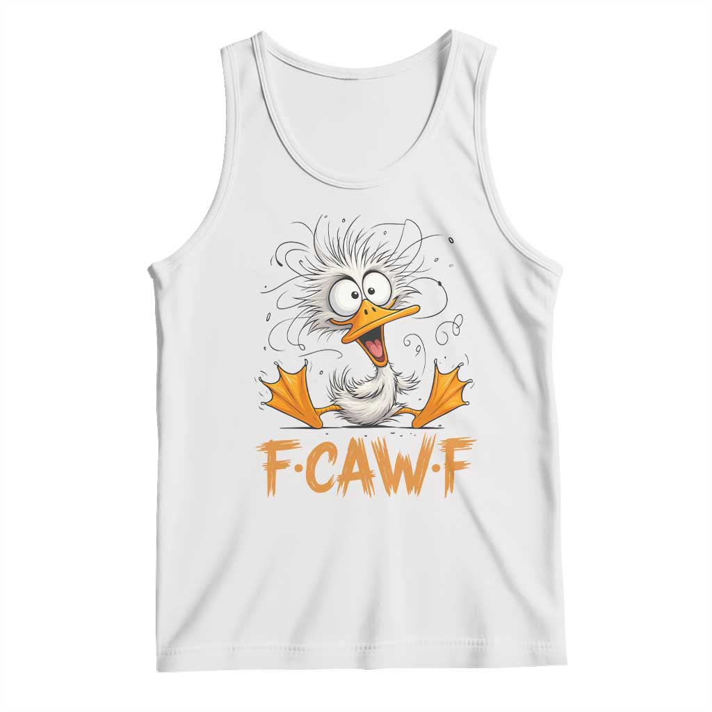 F Quack F Duck Lover Tank Top Funny Farm Gift TS12 White Print Your Wear