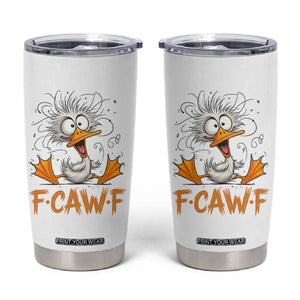 F Quack F Duck Lover Tumbler Cup Funny Farm Gift TS12 White Print Your Wear