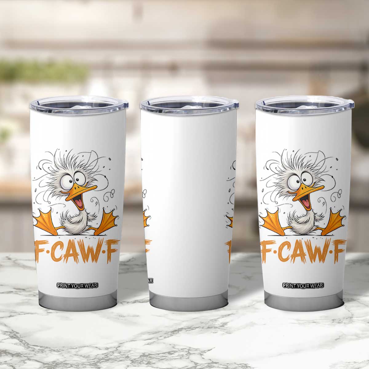F Quack F Duck Lover Tumbler Cup Funny Farm Gift TS12 Print Your Wear