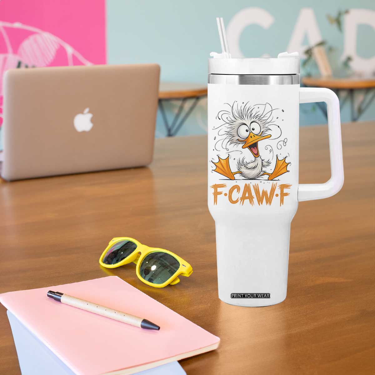 F Quack F Duck Lover Tumbler With Handle Funny Farm Gift TS12 Print Your Wear