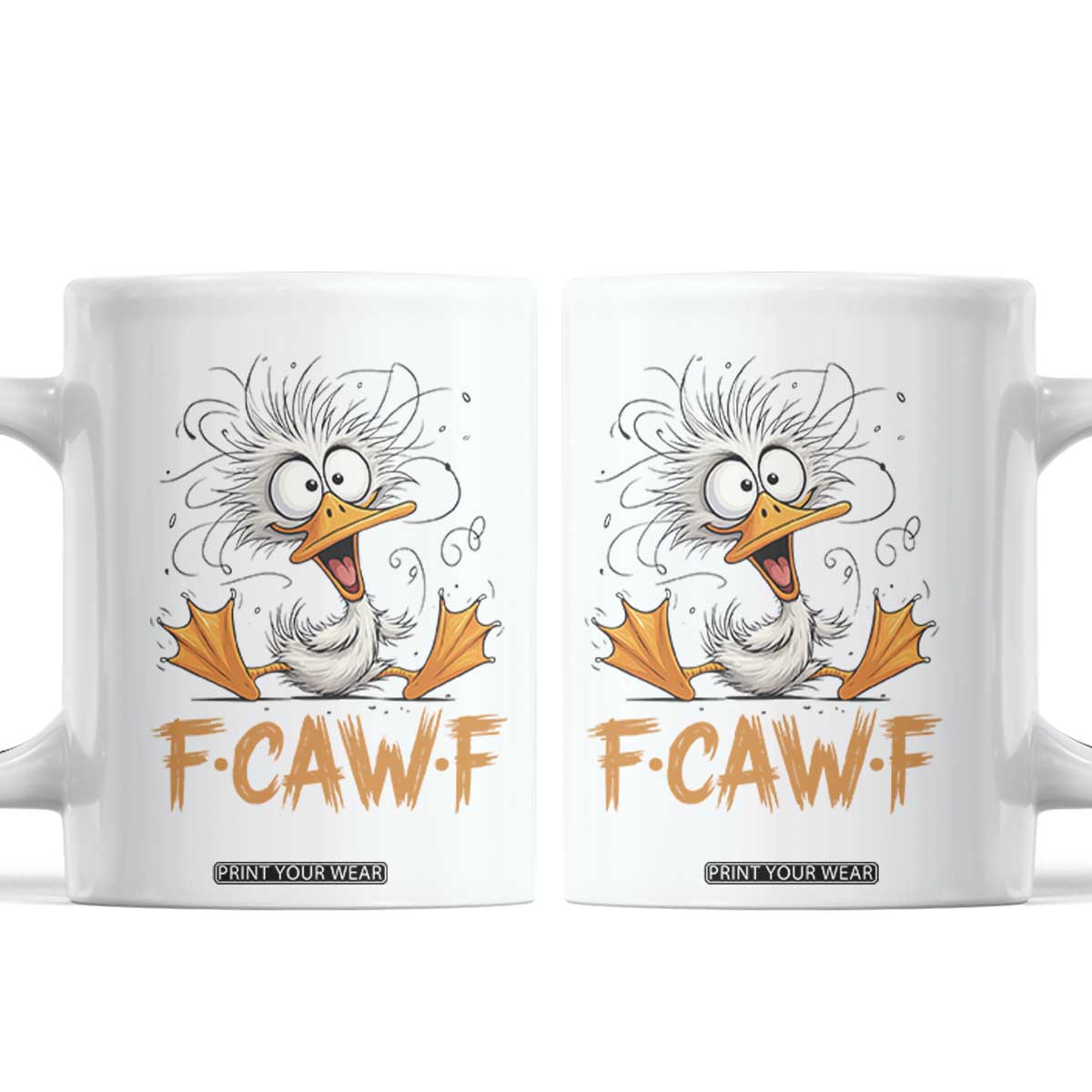 F Quack F Duck Lover Coffee Mug Funny Farm Gift TS12 White Print Your Wear