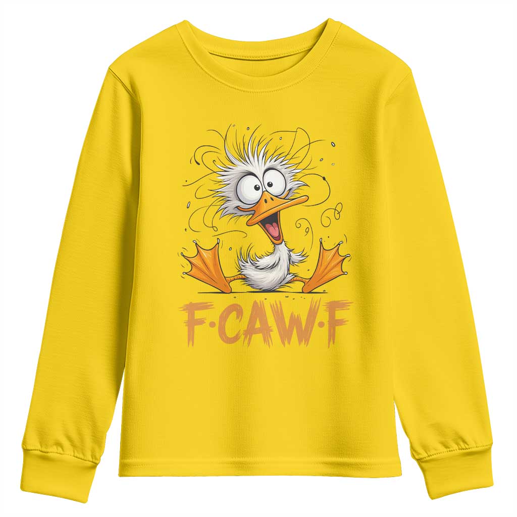 F Quack F Duck Lover Youth Sweatshirt Funny Farm Gift TS12 Daisy Print Your Wear