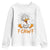 F Quack F Duck Lover Youth Sweatshirt Funny Farm Gift TS12 White Print Your Wear