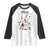 Merry F Caw F Duck Sarcastic Joke Gift Raglan Shirt Funny Christmas Gift - Print Your Wear