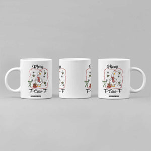 Merry F Caw F Duck Sarcastic Joke Gift Coffee Mug Funny Christmas Gift - Print Your Wear
