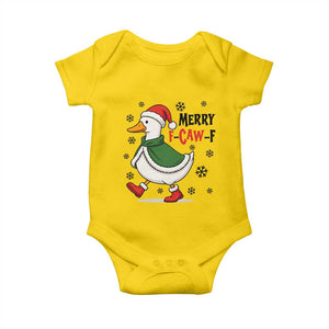 Merry F Caw F Duck Lover Baby Onesie Funny Christmas Gift TS12 Daisy Print Your Wear