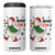 Merry F Caw F Duck Lover 4 in 1 Can Cooler Tumbler Funny Christmas Gift - Print Your Wear