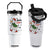 Merry F Caw F Duck Lover Flip Straw Tumbler Funny Christmas Gift - Print Your Wear