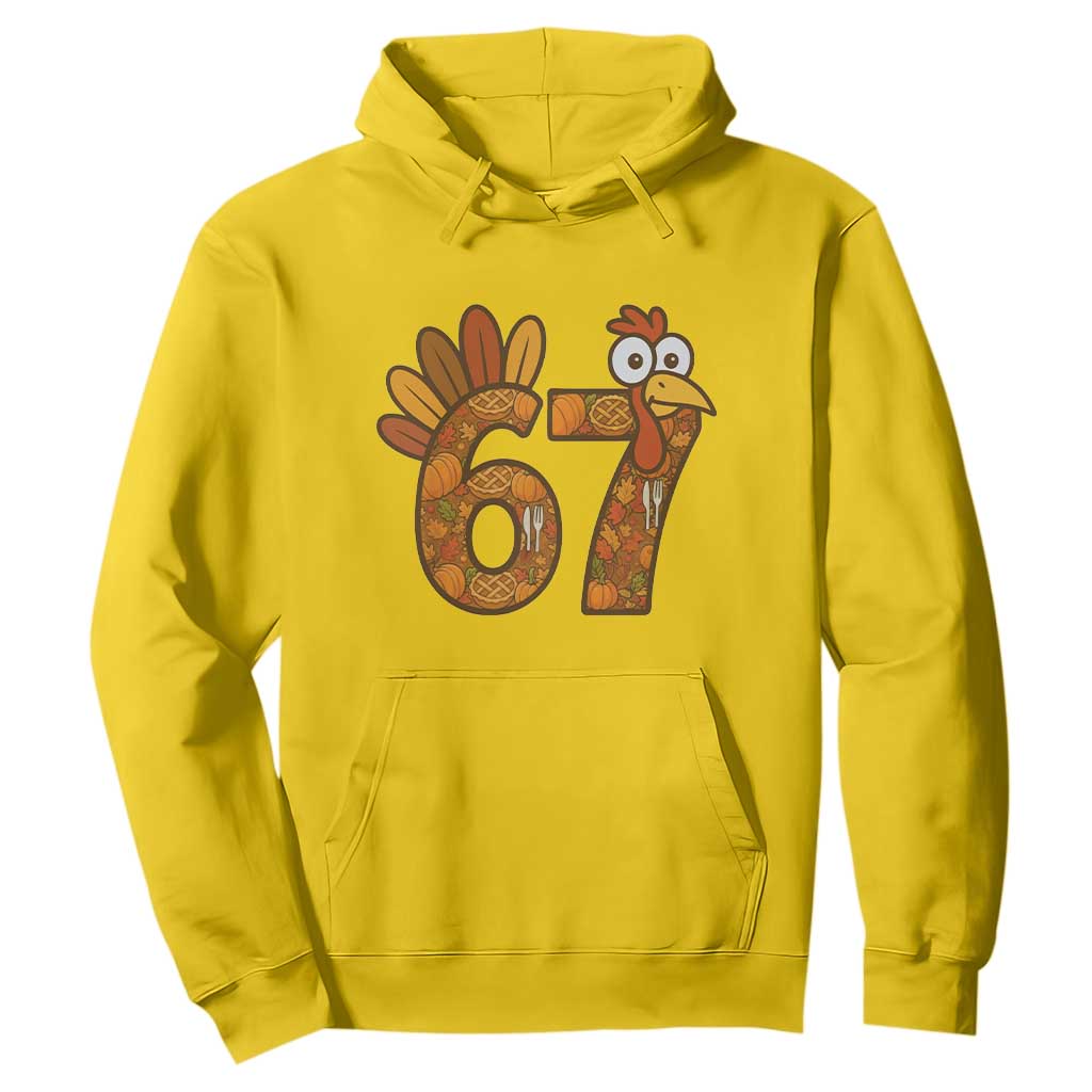 Six And Seven Meme Turkey Hoodie Funny Thanksgiving Gift TS12 Daisy Print Your Wear