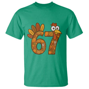 Six And Seven Meme Turkey T Shirt Funny Thanksgiving Gift TS12 Irish Green Print Your Wear