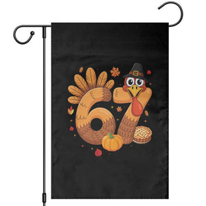 Funny Turkey Six And Seven Meme Garden Flag Thanksgiving Gift TS12 Black Print Your Wear