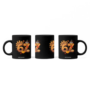 Funny Turkey Six And Seven Meme Coffee Mug Thanksgiving Gift TS12 Print Your Wear