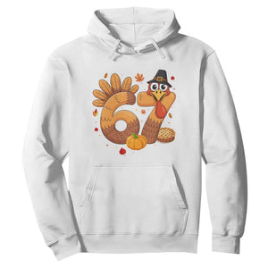 Funny Turkey Six And Seven Meme Hoodie Thanksgiving Gift TS12 White Print Your Wear