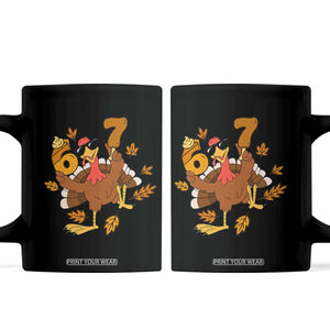Trending Six Seven Meme Turkey Coffee Mug Funny Thanksgiving Gift TS12 Black Print Your Wear