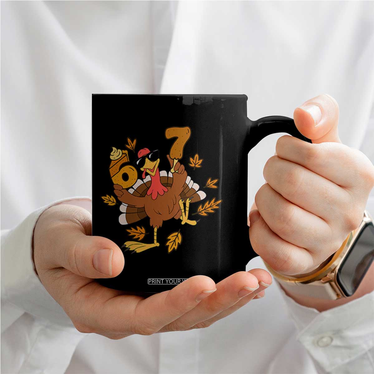 Trending Six Seven Meme Turkey Coffee Mug Funny Thanksgiving Gift TS12 Print Your Wear