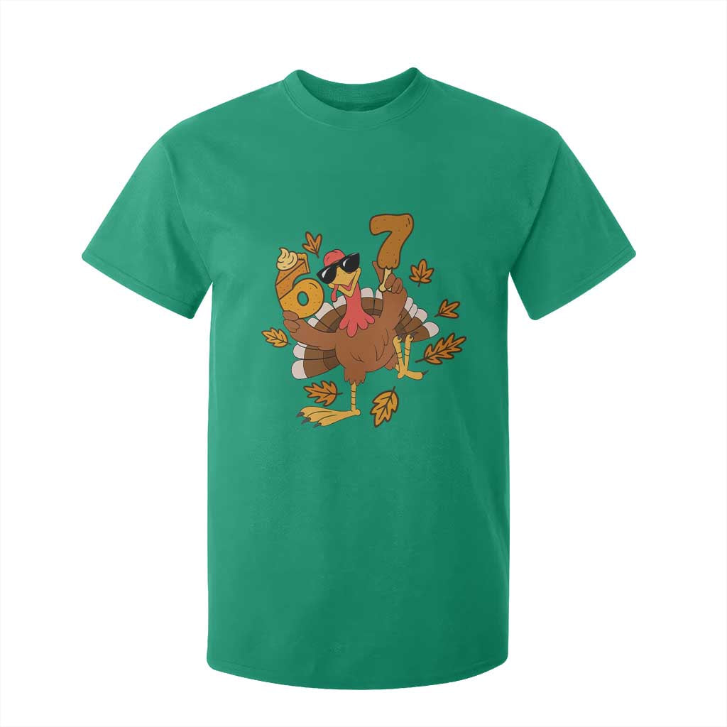Trending Six Seven Meme Turkey T Shirt For Kid Funny Thanksgiving Gift TS12 Irish Green Print Your Wear
