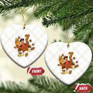 Trending Six Seven Meme Turkey Ceramic Ornament Funny Thanksgiving Gift TS12 Print Your Wear