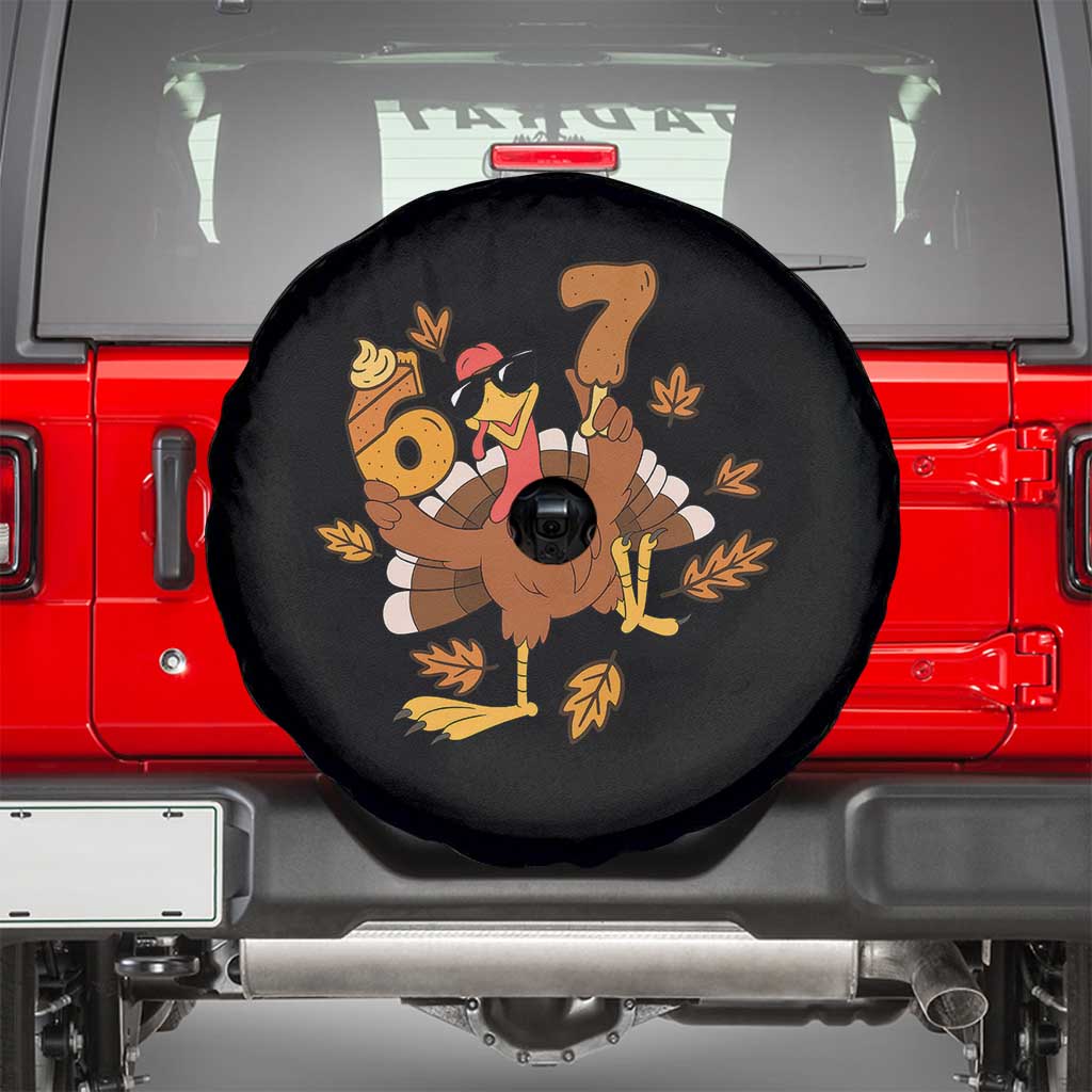 Trending Six Seven Meme Turkey Spare Tire Cover Funny Thanksgiving Gift TS12 Black Print Your Wear
