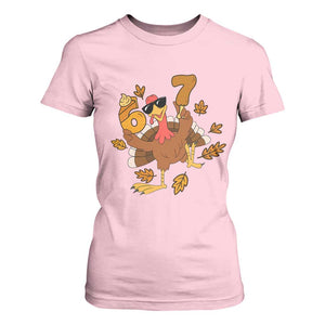 Trending Six Seven Meme Turkey T Shirt For Women Funny Thanksgiving Gift TS12 Light Pink Print Your Wear